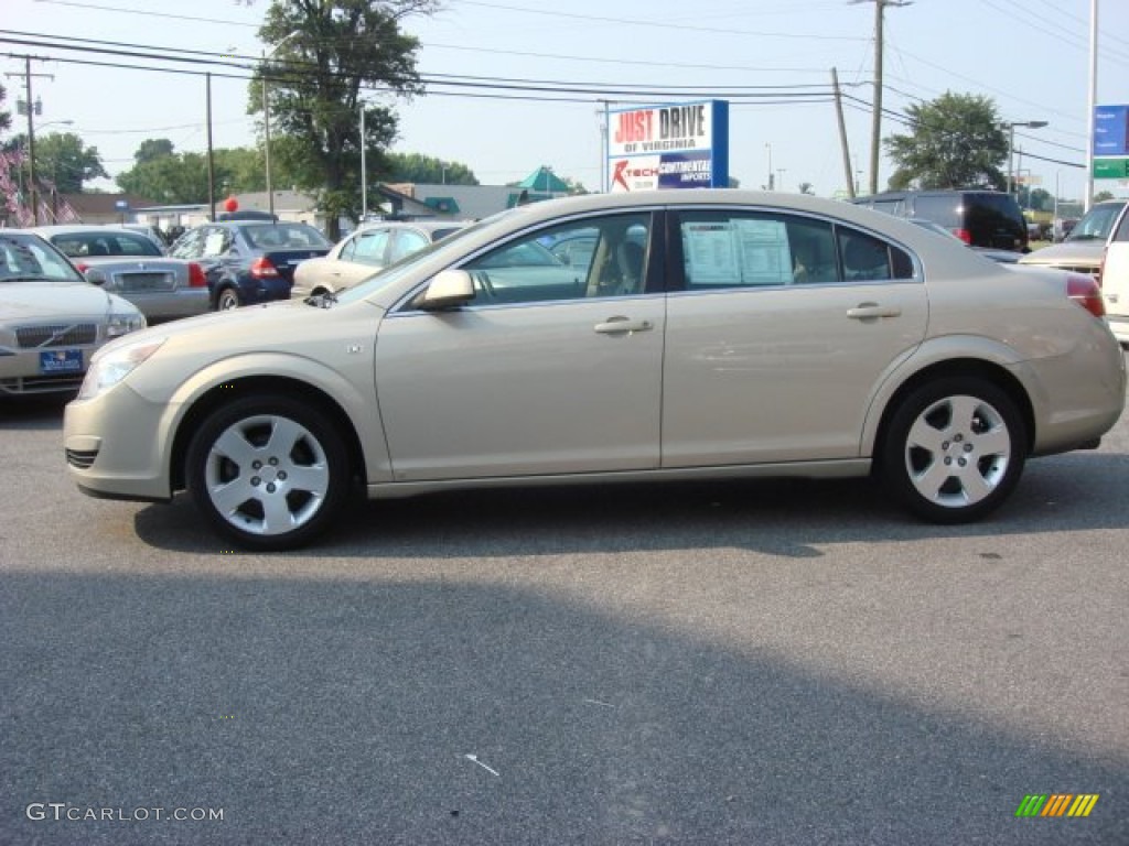 2009 Aura XE - Gold Mist Metallic / Tan photo #3