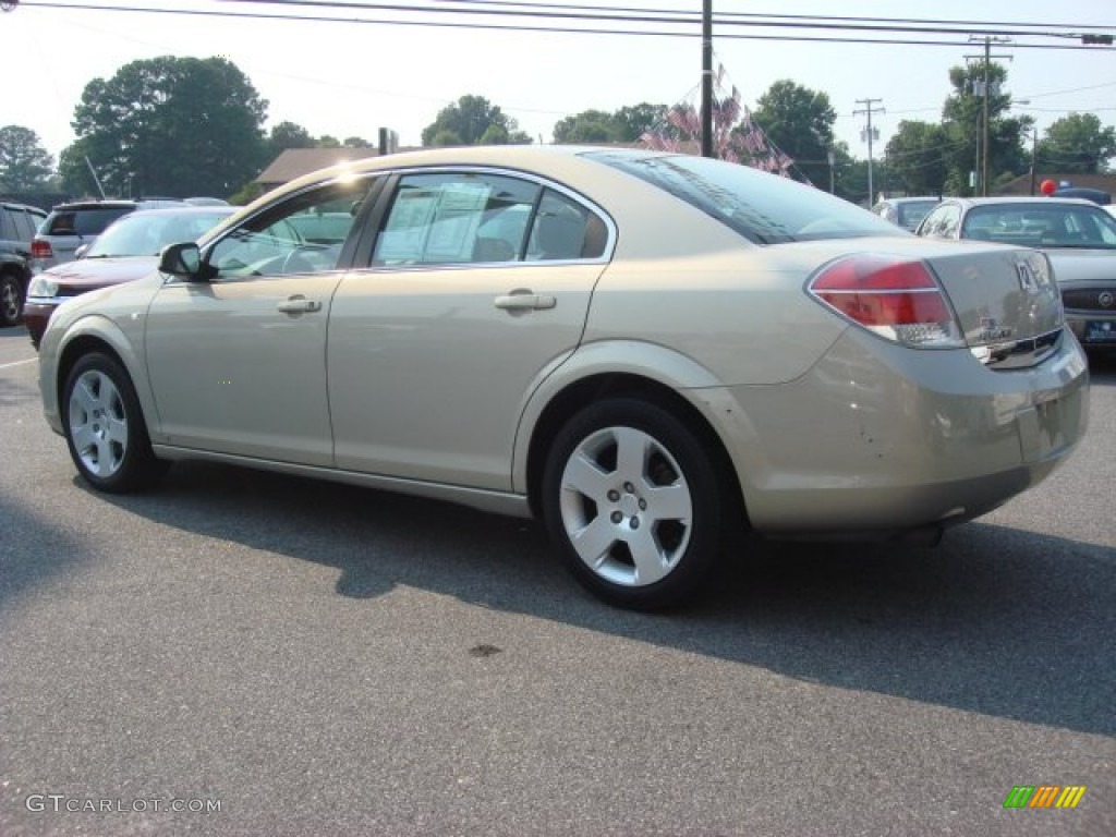2009 Aura XE - Gold Mist Metallic / Tan photo #4