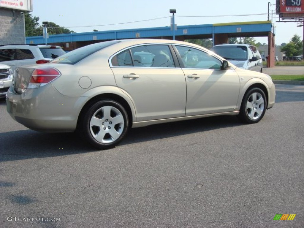 2009 Aura XE - Gold Mist Metallic / Tan photo #5