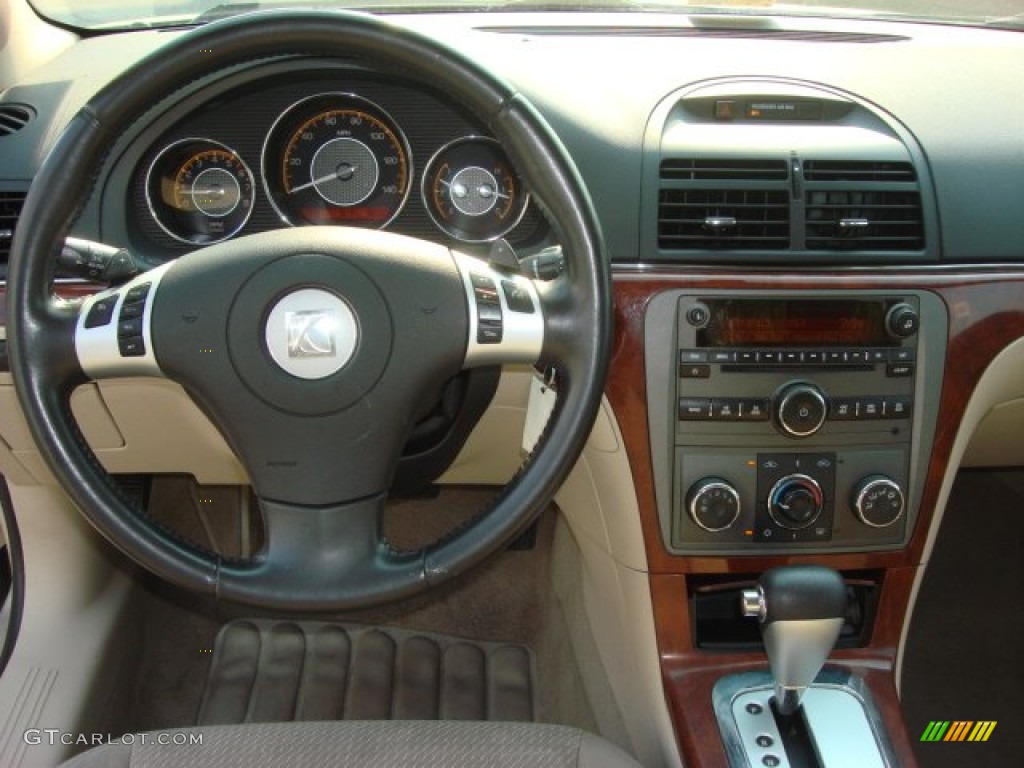 2009 Aura XE - Gold Mist Metallic / Tan photo #11