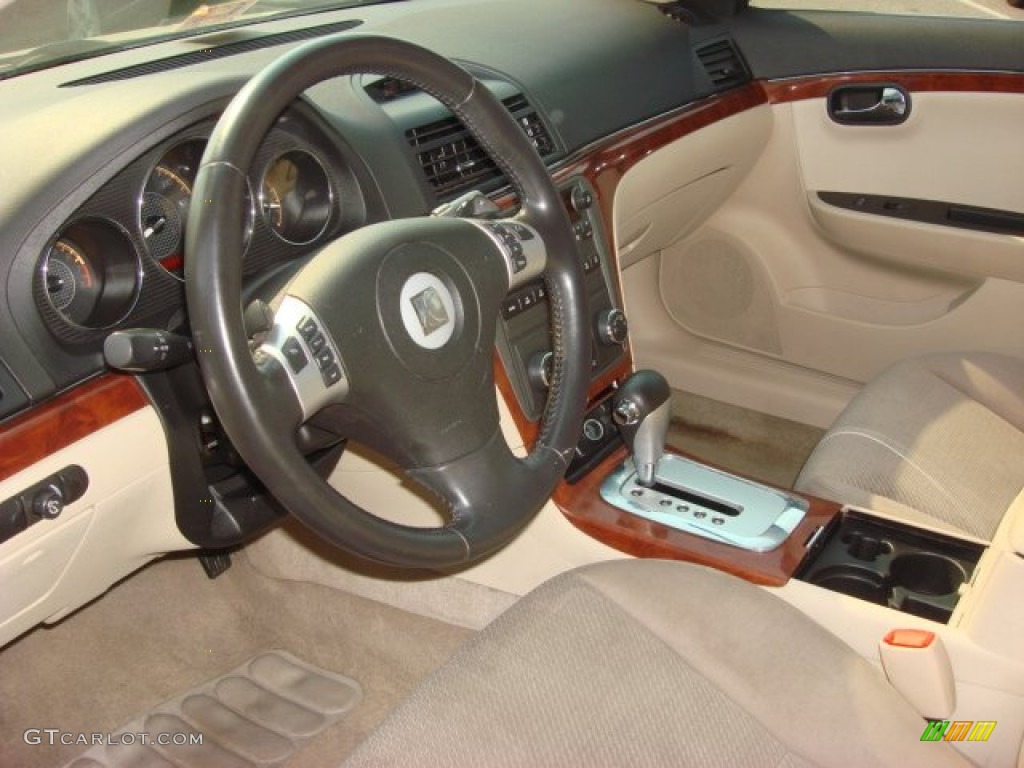 2009 Aura XE - Gold Mist Metallic / Tan photo #12