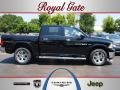 2012 Black Dodge Ram 1500 Laramie Crew Cab 4x4  photo #1