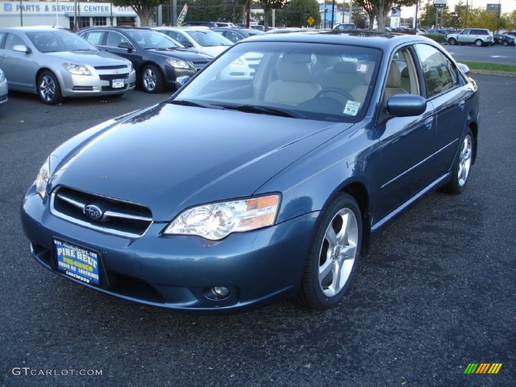 2006 Legacy 2.5i Limited Sedan - Atlantic Blue Pearl / Taupe photo #1