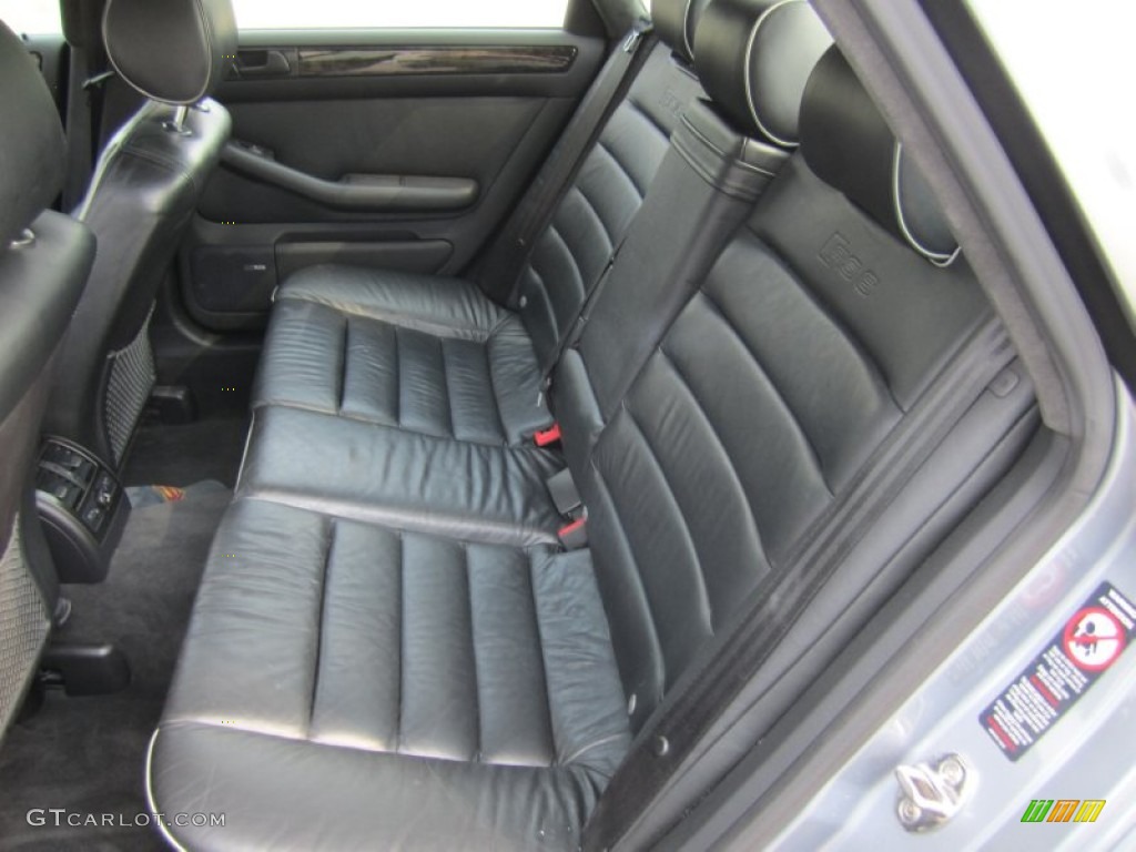 Ebony Black Interior 2003 Audi RS6 4.2T quattro Photo #67406535