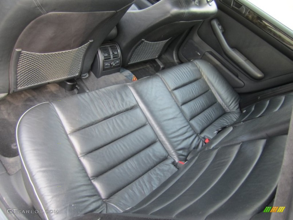 Ebony Black Interior 2003 Audi RS6 4.2T quattro Photo #67406541