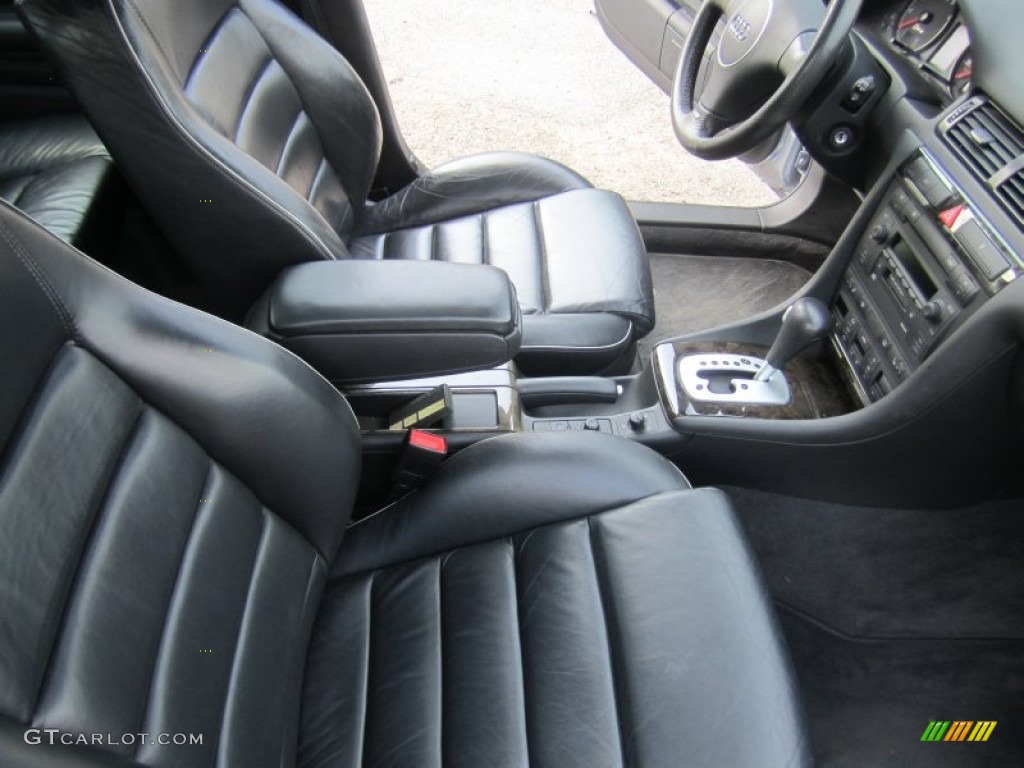Ebony Black Interior 2003 Audi RS6 4.2T quattro Photo #67406582