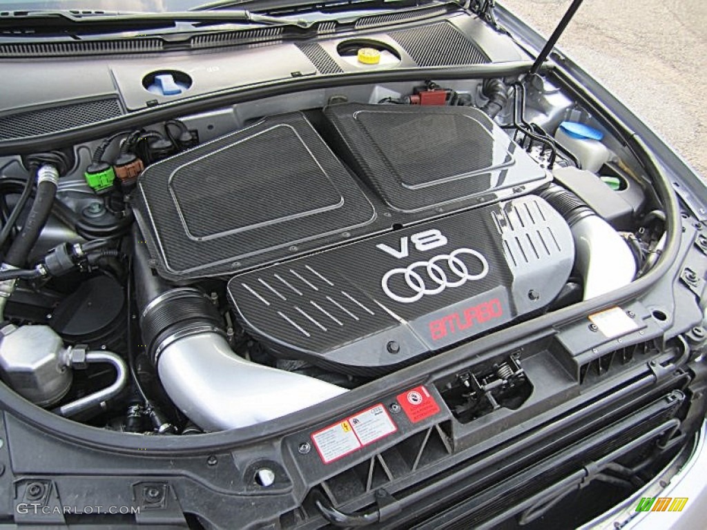 2003 Audi RS6 4.2T quattro 4.2 Liter Twin-Turbocharged DOHC 40-Valve V8 Engine Photo #67406646