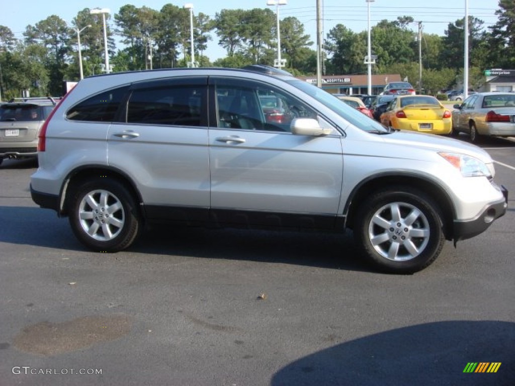 2009 CR-V EX-L 4WD - Alabaster Silver Metallic / Gray photo #2