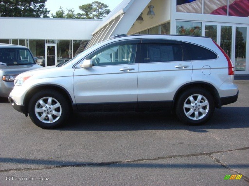 2009 CR-V EX-L 4WD - Alabaster Silver Metallic / Gray photo #5