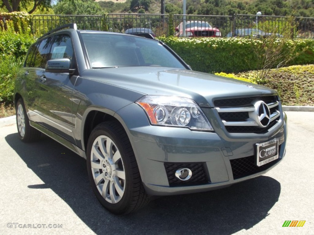 2012 GLK 350 - Sapphire Grey Metallic / Black photo #4