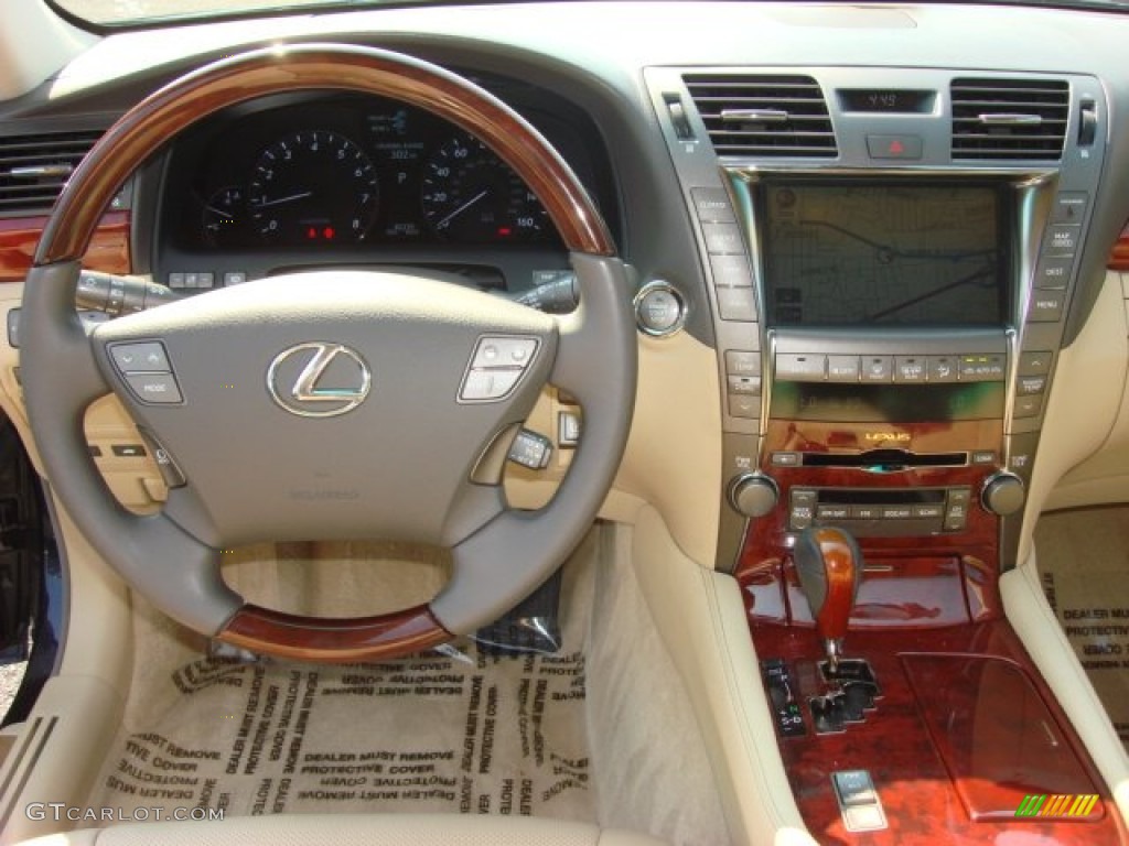 2007 Lexus LS 460 Cashmere Dashboard Photo #67410260
