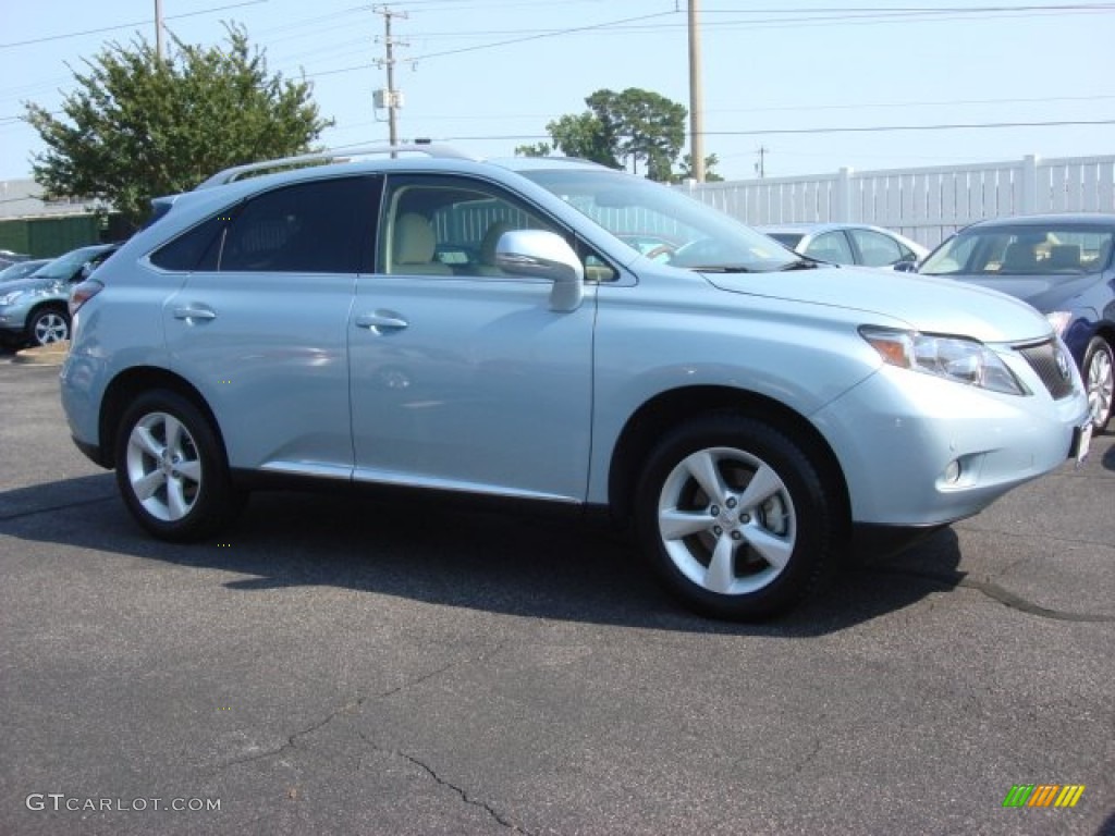 2012 RX 350 AWD - Cerulean Blue Metallic / Parchment photo #2