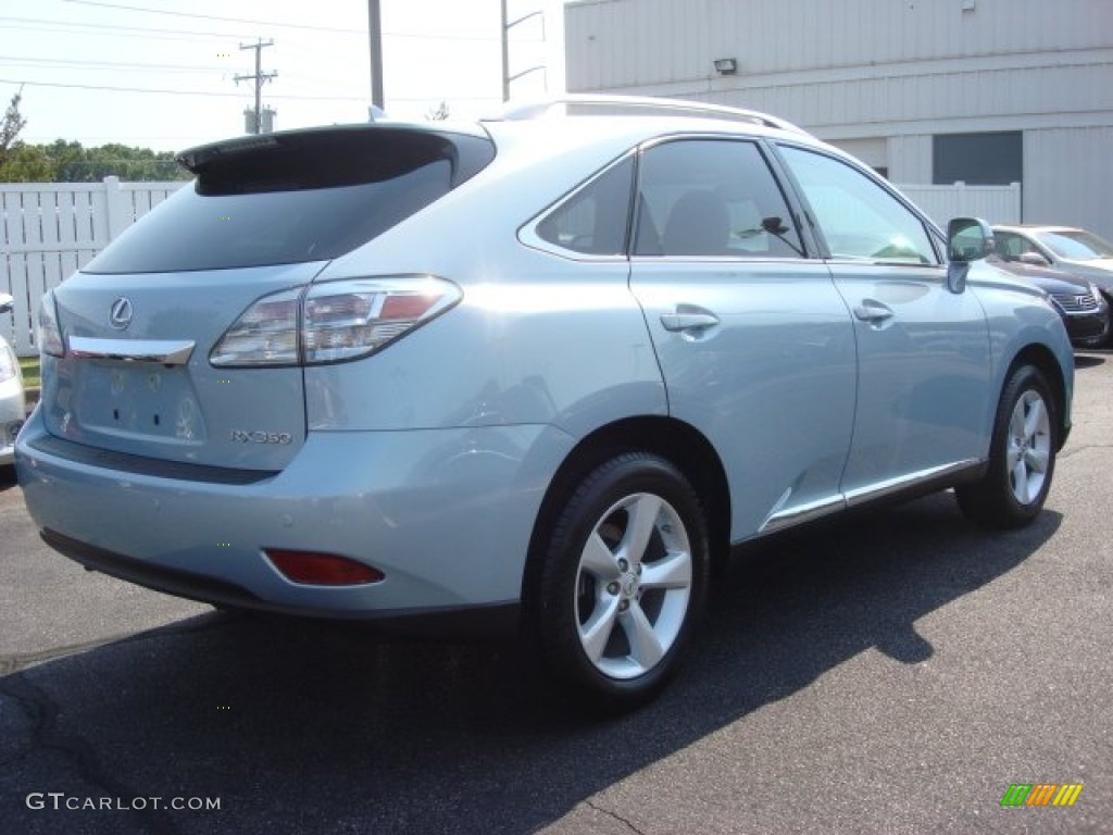 2012 RX 350 AWD - Cerulean Blue Metallic / Parchment photo #3