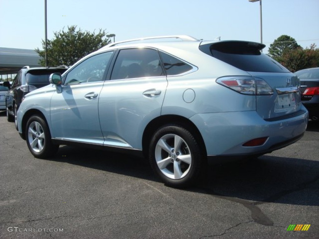 2012 RX 350 AWD - Cerulean Blue Metallic / Parchment photo #4