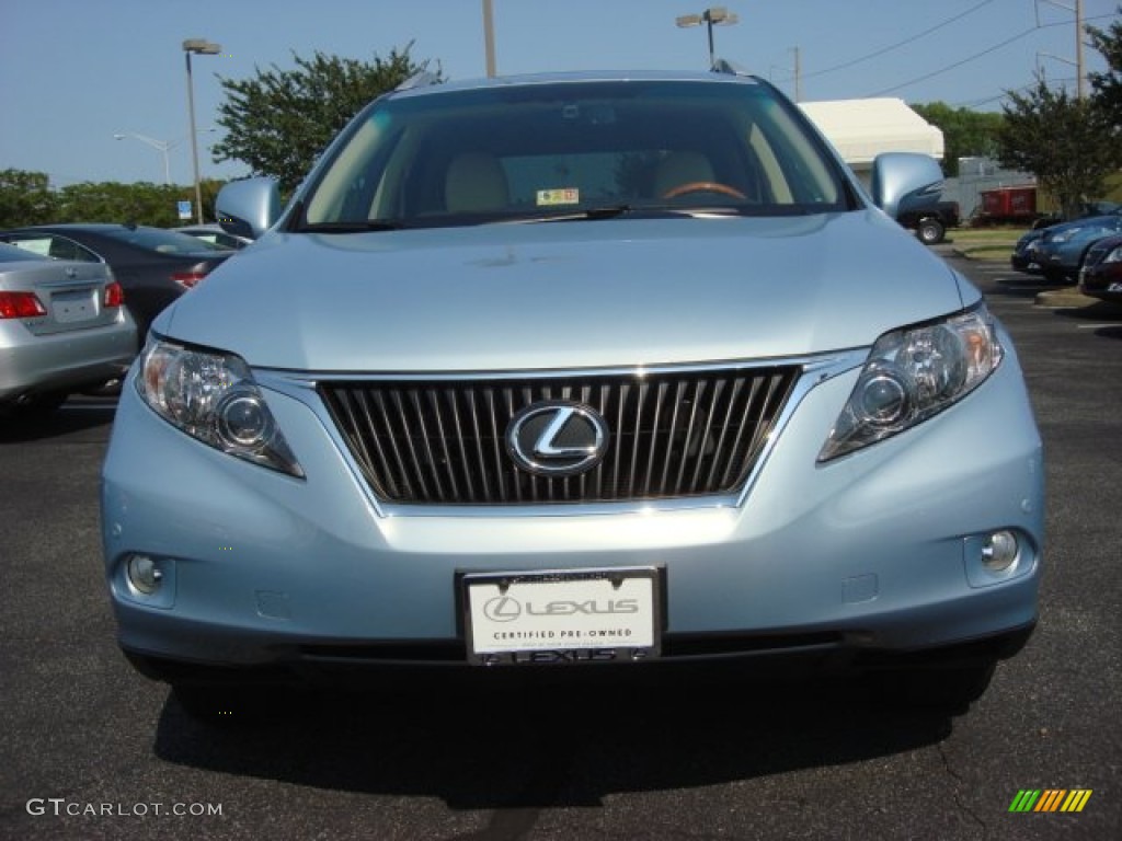 2012 RX 350 AWD - Cerulean Blue Metallic / Parchment photo #6