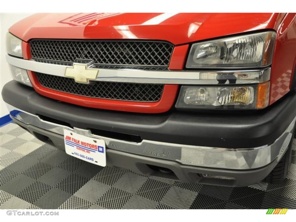 2005 Silverado 1500 Z71 Crew Cab 4x4 - Victory Red / Dark Charcoal photo #5