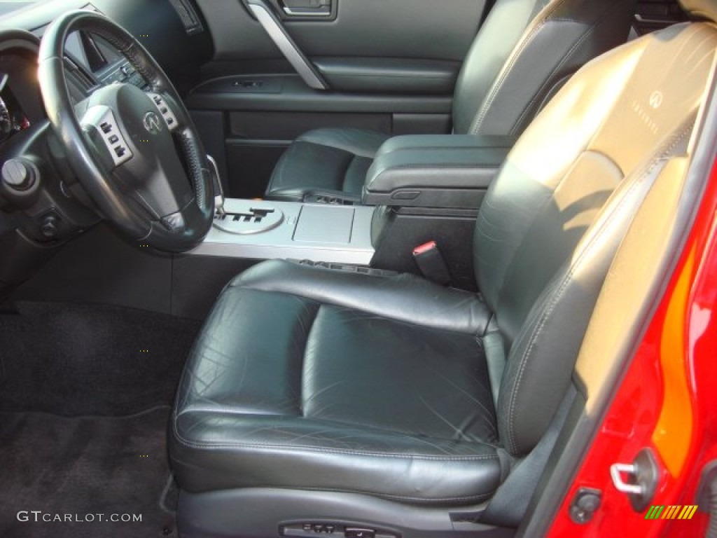 2004 FX 35 AWD - Laser Red / Graphite photo #9