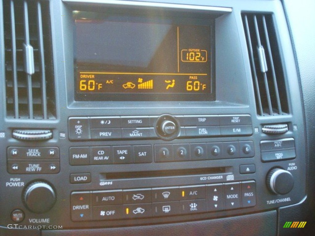 2004 FX 35 AWD - Laser Red / Graphite photo #16