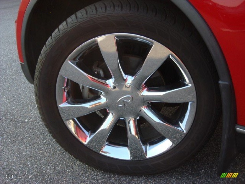 2004 FX 35 AWD - Laser Red / Graphite photo #21