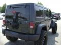 2012 Natural Green Pearl Jeep Wrangler Unlimited Rubicon 4x4  photo #4