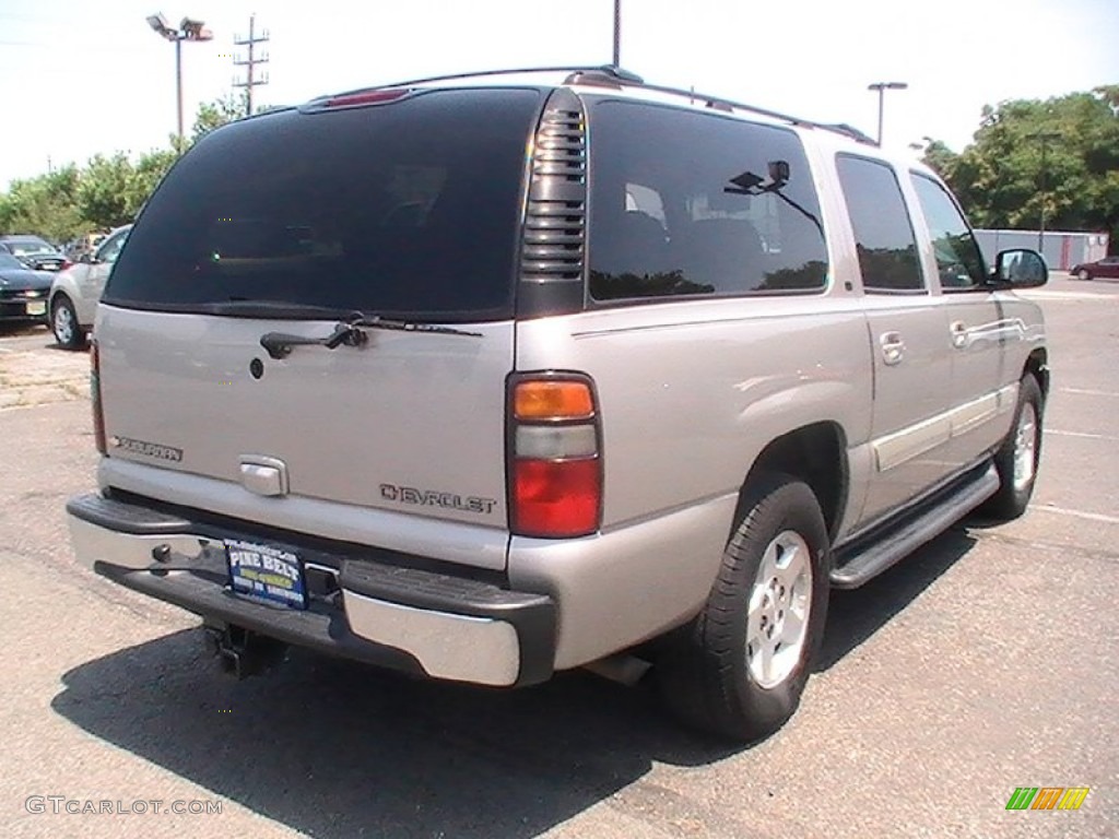 2005 Suburban 1500 LT 4x4 - Sandstone Metallic / Tan/Neutral photo #4