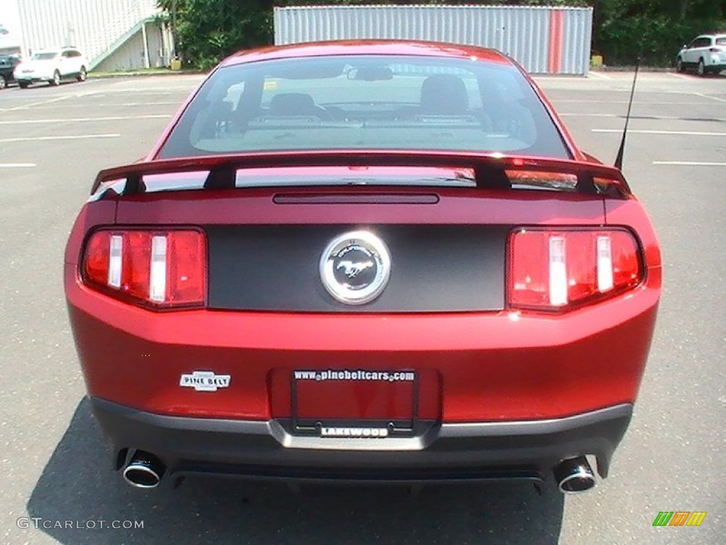 2011 Mustang GT/CS California Special Coupe - Red Candy Metallic / CS Charcoal Black/Carbon photo #5