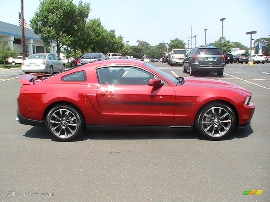 2011 Mustang GT/CS California Special Coupe - Red Candy Metallic / CS Charcoal Black/Carbon photo #7