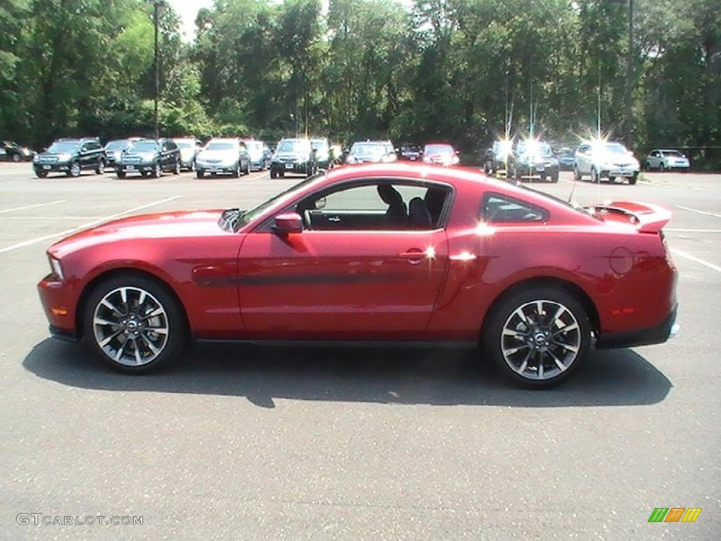 2011 Mustang GT/CS California Special Coupe - Red Candy Metallic / CS Charcoal Black/Carbon photo #9