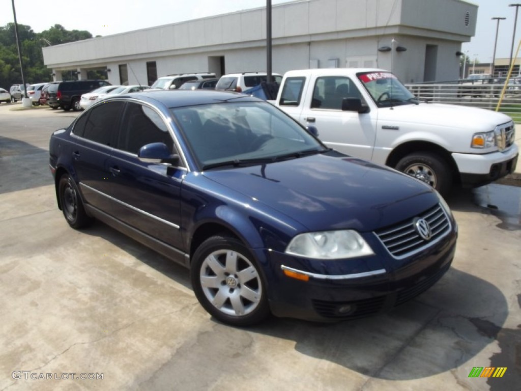 2005 Passat GLS 1.8T Sedan - Shadow Blue Metallic / Anthracite photo #2