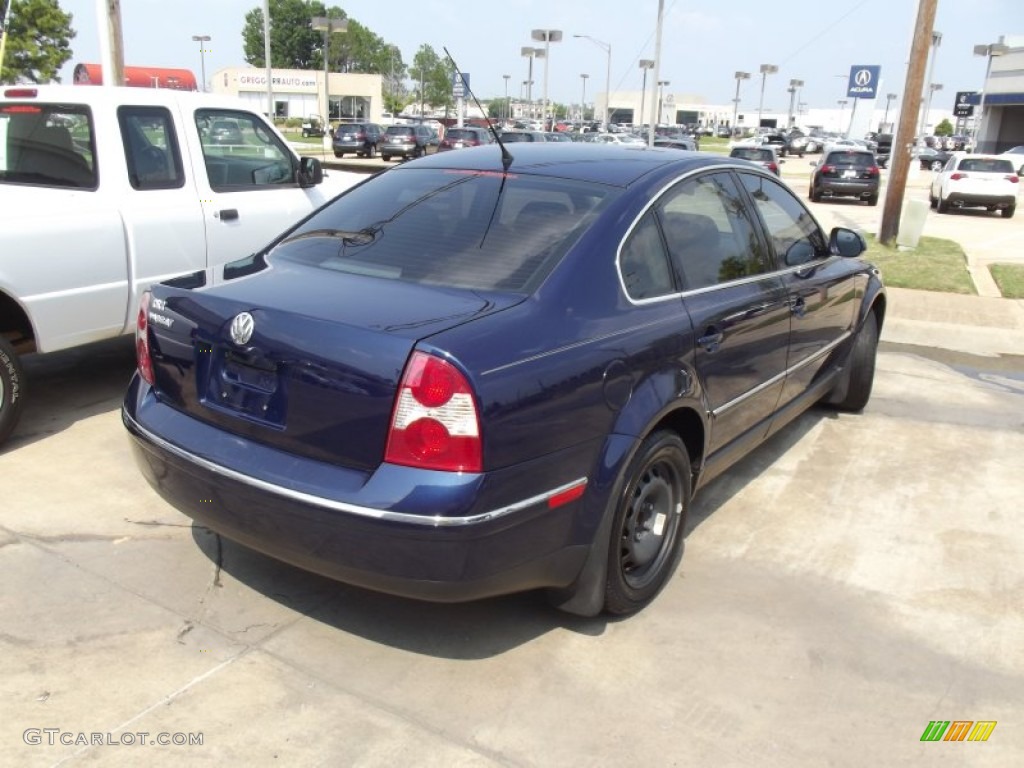 2005 Passat GLS 1.8T Sedan - Shadow Blue Metallic / Anthracite photo #3