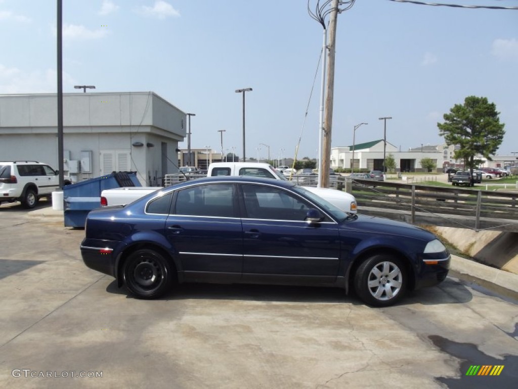 2005 Passat GLS 1.8T Sedan - Shadow Blue Metallic / Anthracite photo #5
