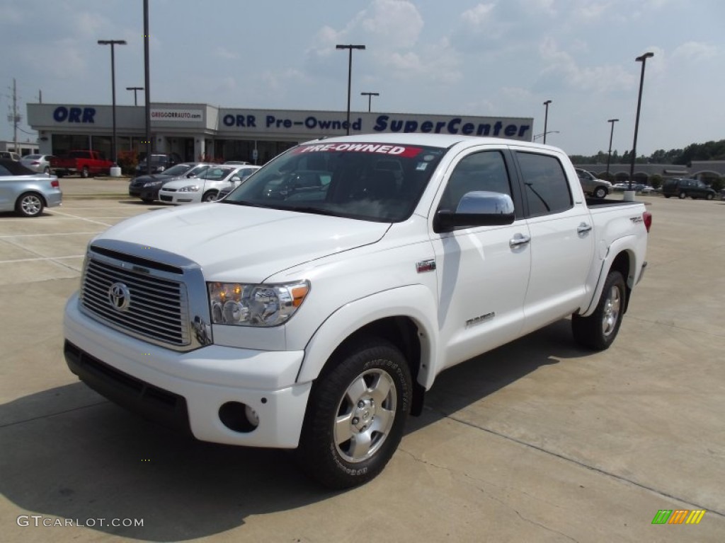 Super White Toyota Tundra