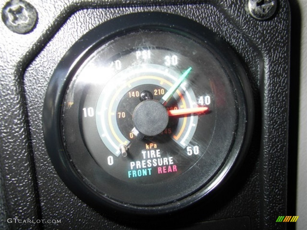 2003 Hummer H1 Alpha Wagon Gauges Photos