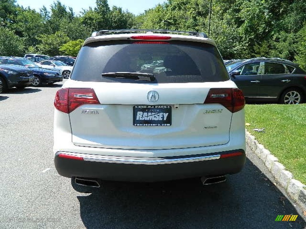 2010 MDX Technology - Aspen White Pearl / Taupe Gray photo #6