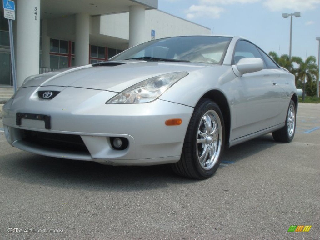 Liquid Silver Toyota Celica