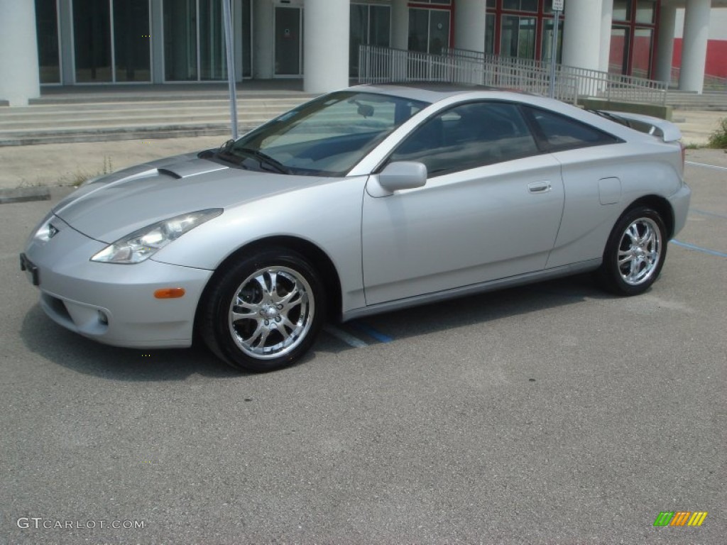 2001 Celica GT-S - Liquid Silver / Black photo #2