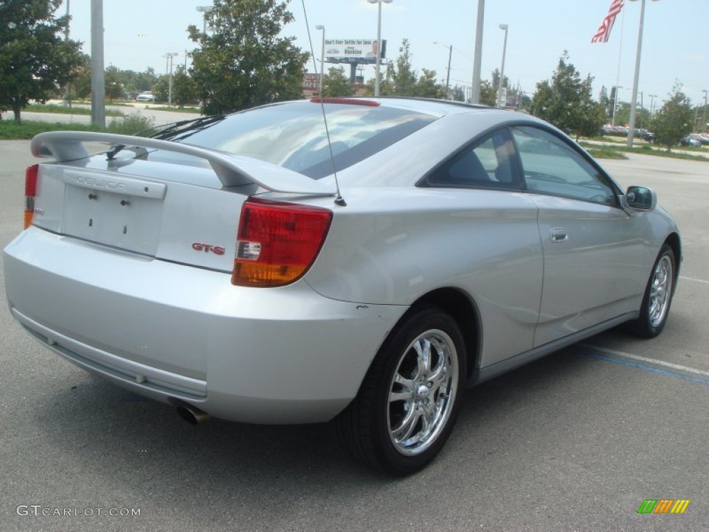 2001 Celica GT-S - Liquid Silver / Black photo #9