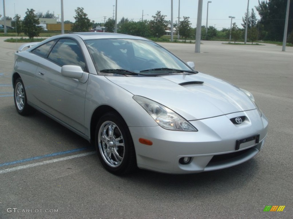 2001 Celica GT-S - Liquid Silver / Black photo #11