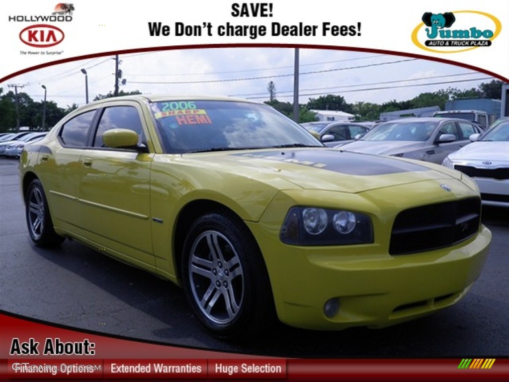 2006 Top Banana Yellow Dodge Charger R/T Daytona 67402348 Photo 35