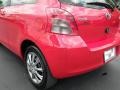 2008 Absolutely Red Toyota Yaris 3 Door Liftback  photo #12