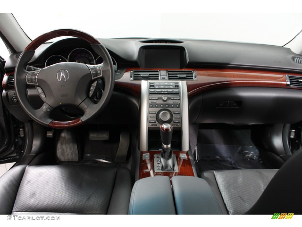 2010 Acura RL Technology Ebony Dashboard Photo #67417512