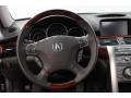 2010 Acura RL Ebony Interior Steering Wheel Photo