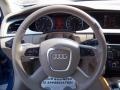 Cardamom Beige 2009 Audi A4 2.0T Premium quattro Sedan Steering Wheel