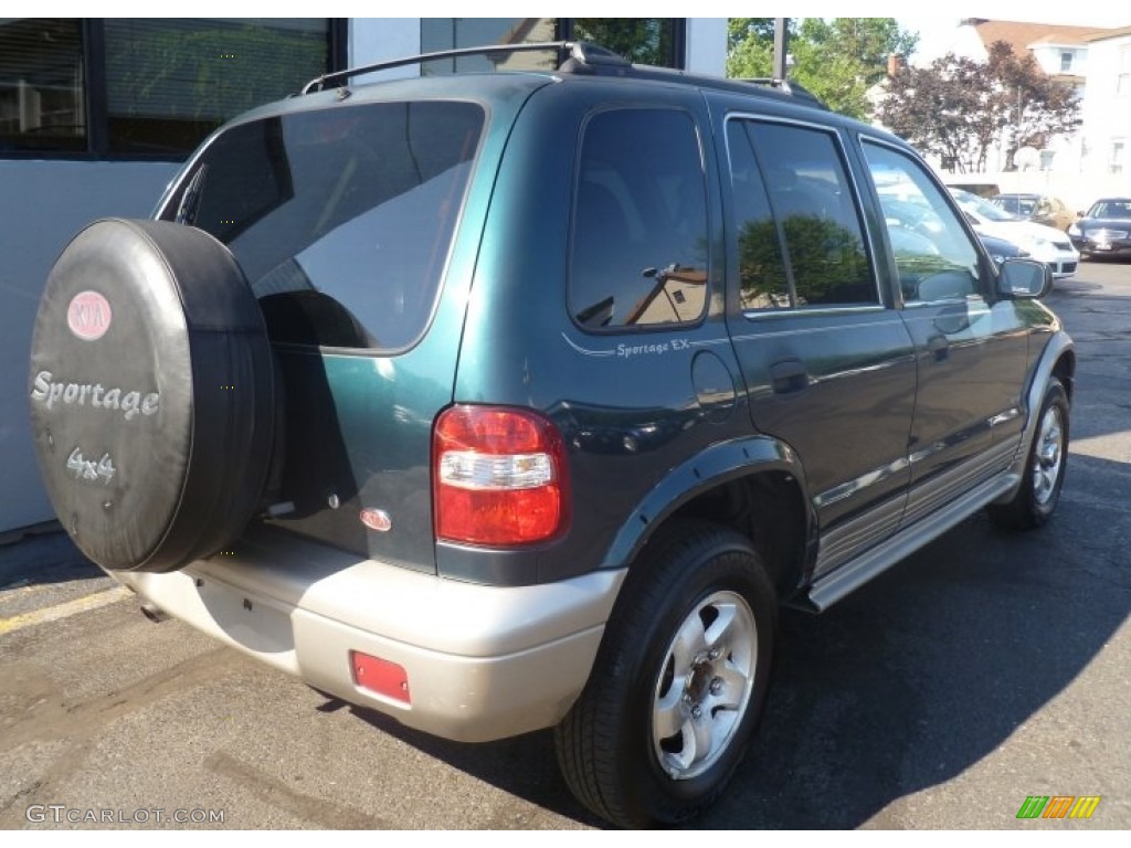 2000 Sportage EX 4x4 - Evergreen Green / Gray photo #5