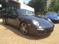 2011 Dark Blue Metallic Porsche 911 Carrera Cabriolet  photo #3