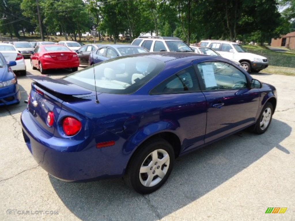 2007 Cobalt LS Coupe - Laser Blue Metallic / Gray photo #4