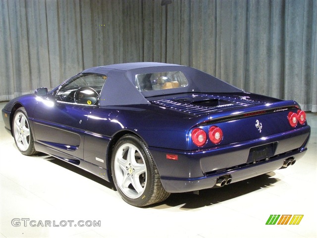 1997 F355 Spider - LeMans Blue / Tan photo #2