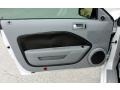 Charcoal Black/Dove 2008 Ford Mustang GT/CS California Special Coupe Door Panel