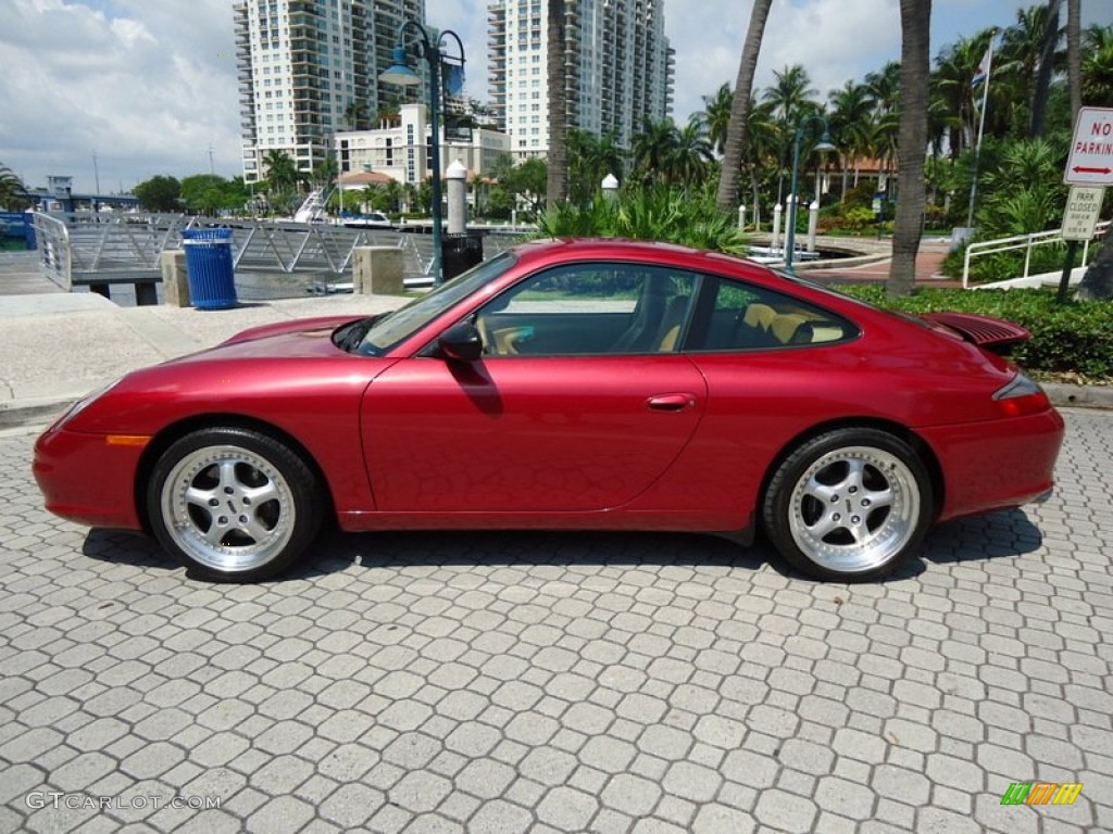 Orient Red Metallic 2002 Porsche 911 Carrera Coupe Exterior Photo #67421550