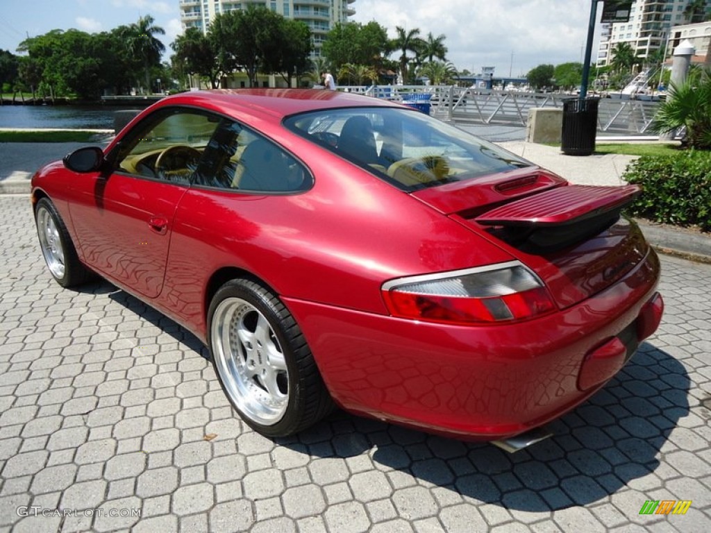 Orient Red Metallic 2002 Porsche 911 Carrera Coupe Exterior Photo #67421566